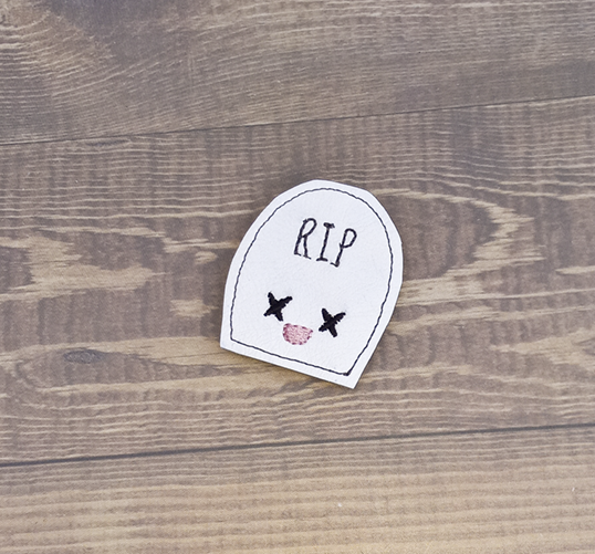 Kawaii Tombstone Feltie