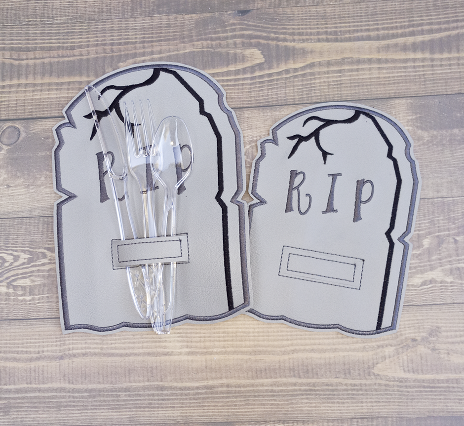 Tombstone Utensil Holder