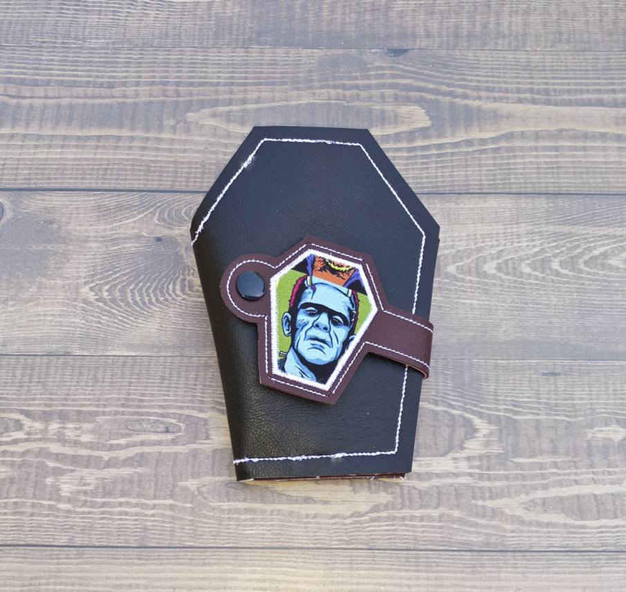 The Claudia Coffin Wallet w/coffin tab