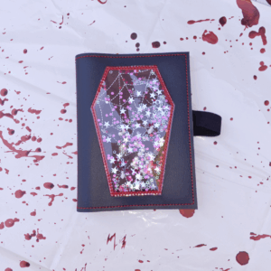 Spider Web Coffin Trinket Notebook