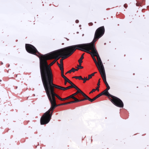 Bats & Coffin Snap Tray w/ Make-up Remover Wipes