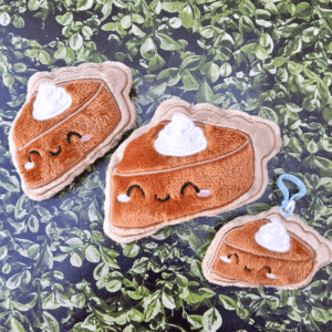 Kawaii Pumpkin Pie Slice Plush