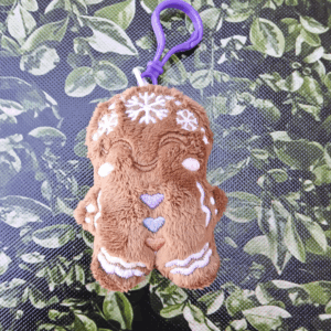 Gingerbread Baby Plush Key Fob
