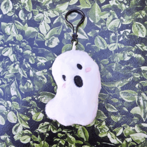 Floating Ghost Plush Key Fob