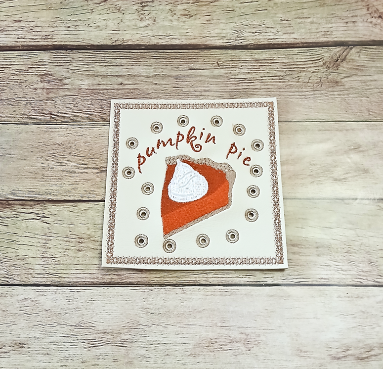 Pumpkin Pie Lace Up Board