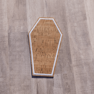 Applique Coffin-Shaped Coaster