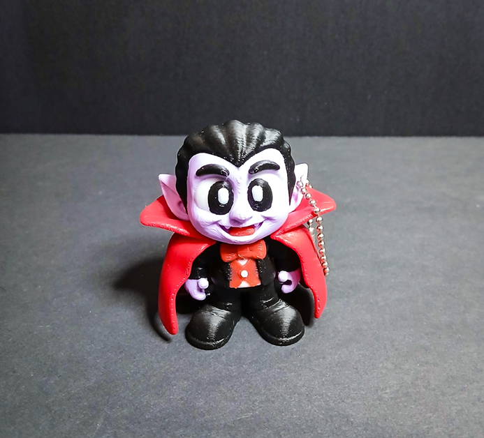 Gothic Flexi Vampire Keychain