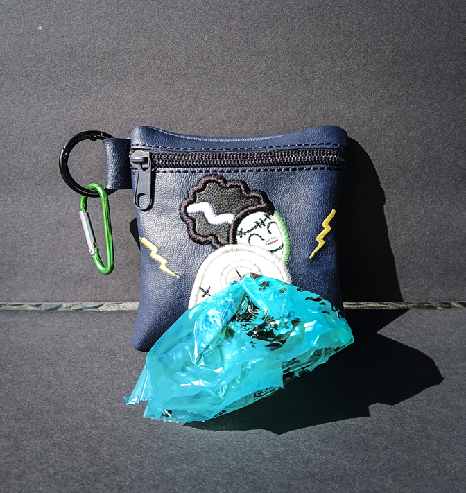 Mrs. Monster Bum Doggy Doo Bag Holder