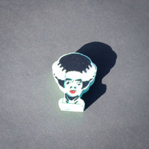 Mrs. Monster Straw Topper