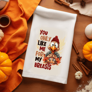 For My Breasts Hand Towel Mockup