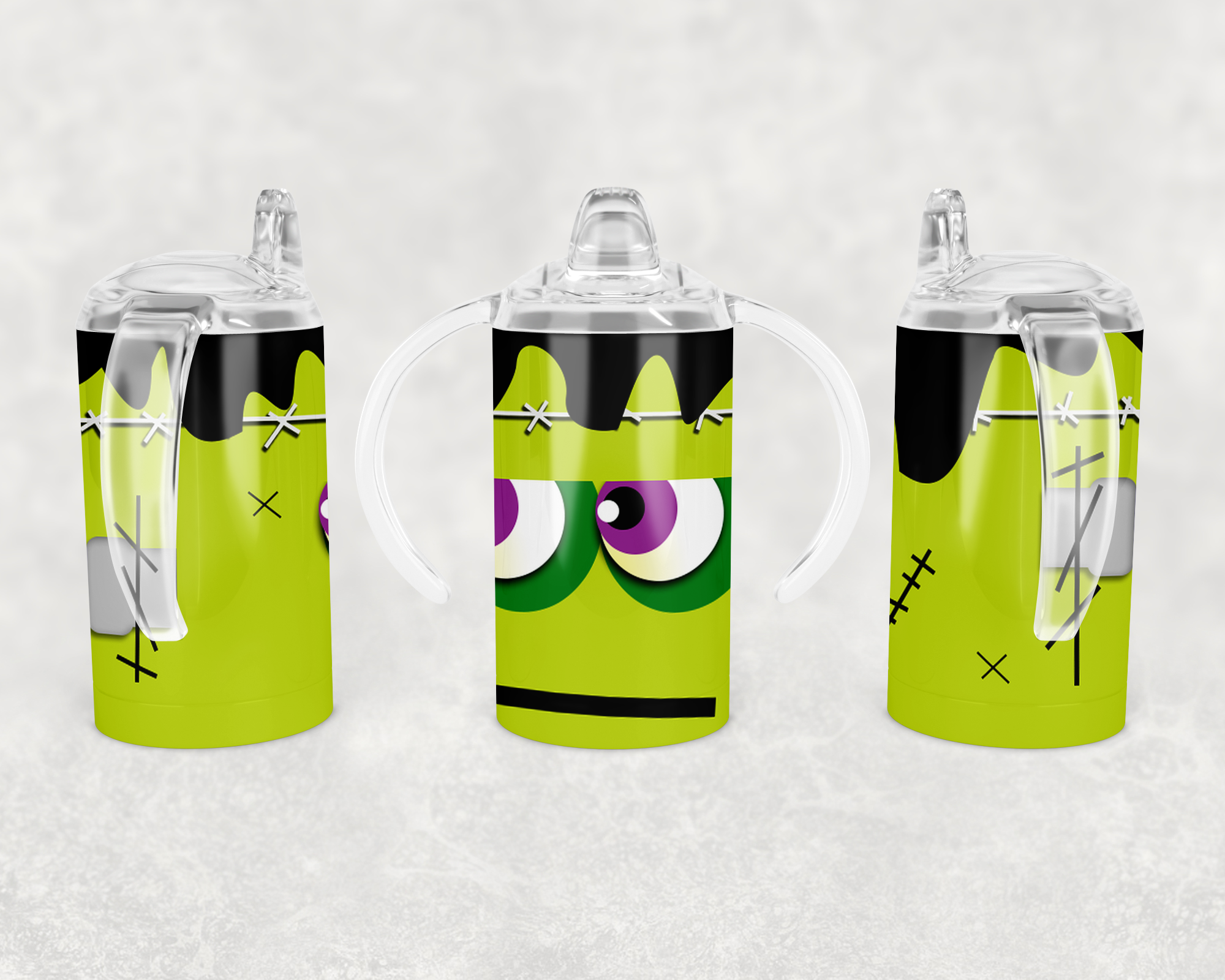 Cartoon Monster Sippy Cup Mockup