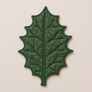Holly Leaf Blanket Mockup