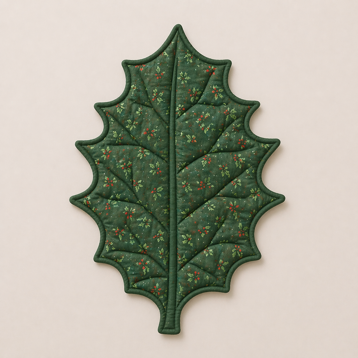 Holly Leaf Blanket Mockup