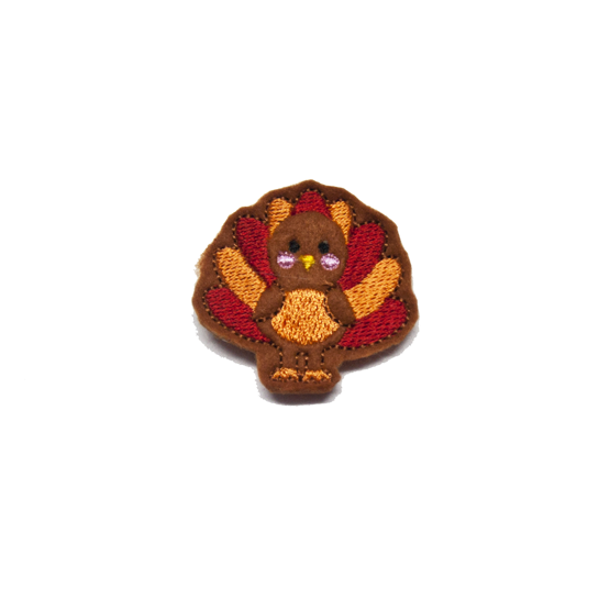 Colorful Turkey Feltie