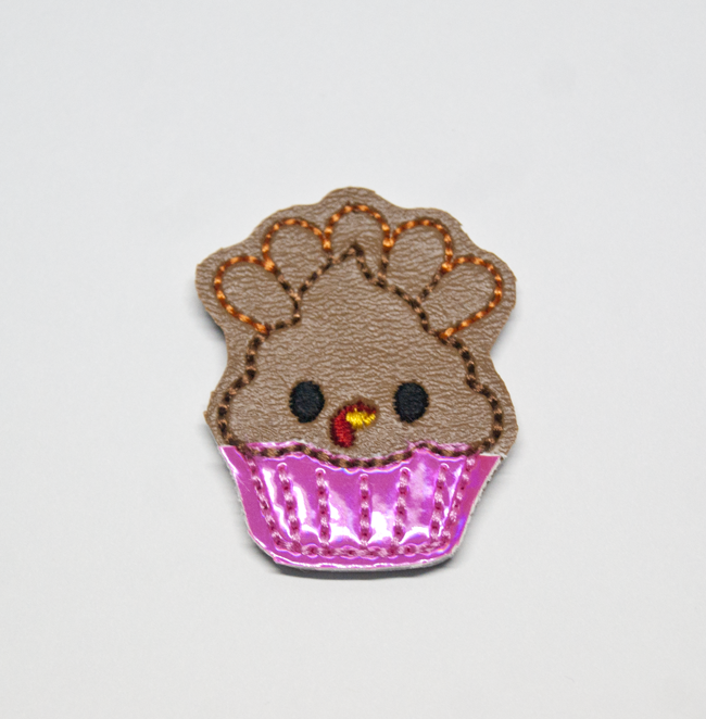 Turkey Cupcake Feltie