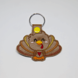 Joyful Turkey Key Fob