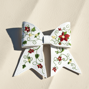 Poinsettia Cheer Hair Bow