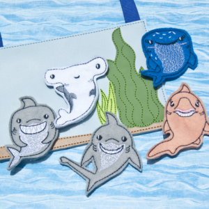 Shark Finger Puppets