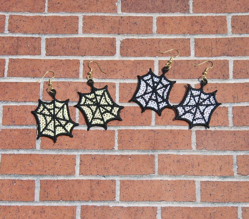 Spider Web Earrings