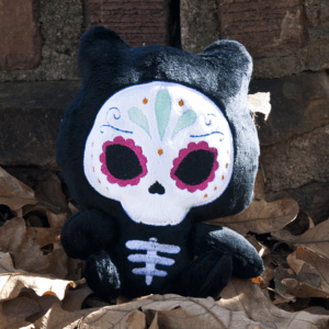 Sugar Skull Kitty Plush