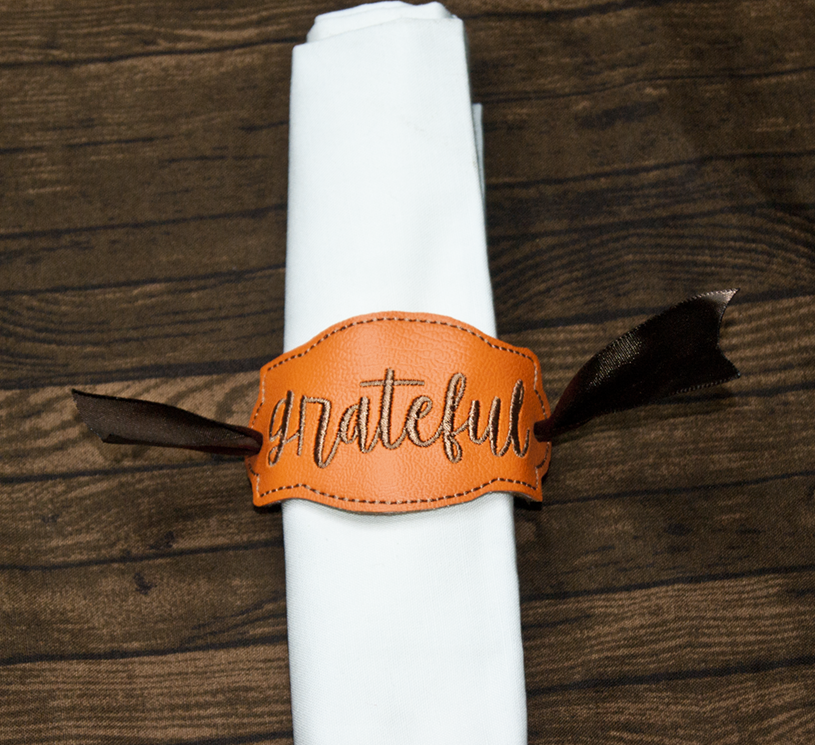 Thankful Napkin Rings