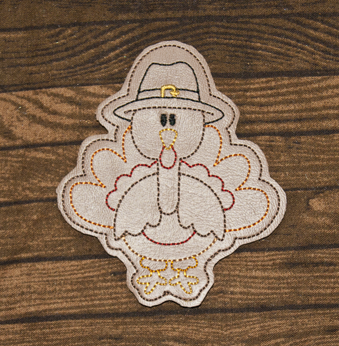 Standing Turkey Feltie