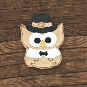 Puritan Owl Finger Puppet