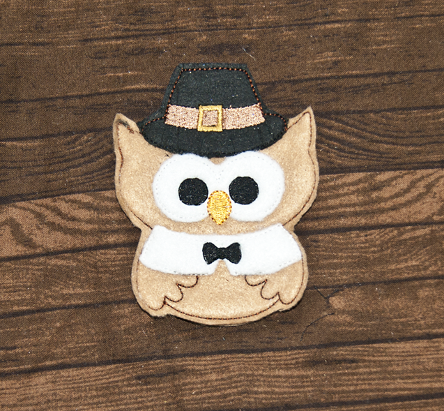Puritan Owl Finger Puppet