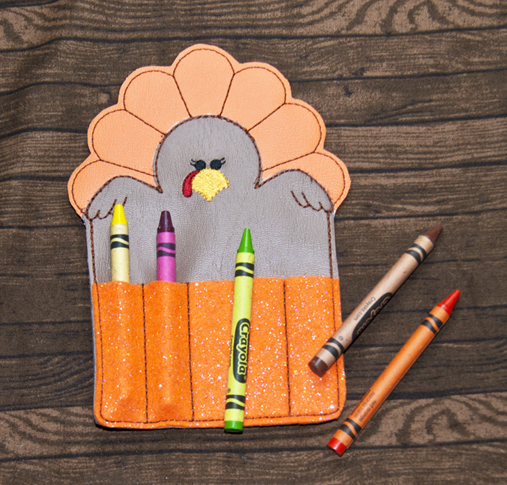 Turkey Crayon Holder