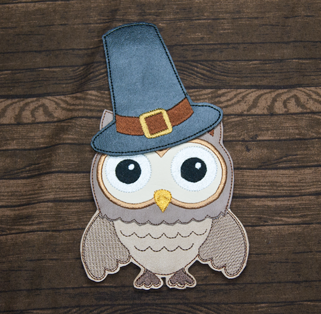 Thanksgiving Owl Add-on Felties- pilgrim