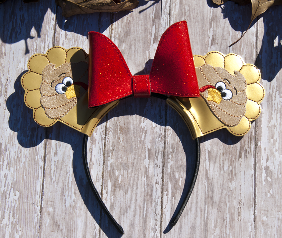 Turkey Cupcake Headband