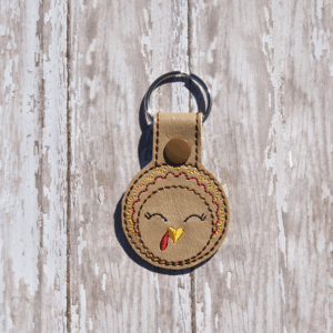 Smiling Turkey Key Fob