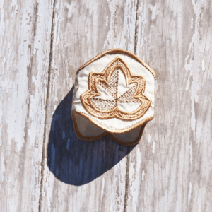 Fabric Leaf Napkin Rings