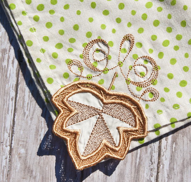 Fall Leaf Fabric Napkins