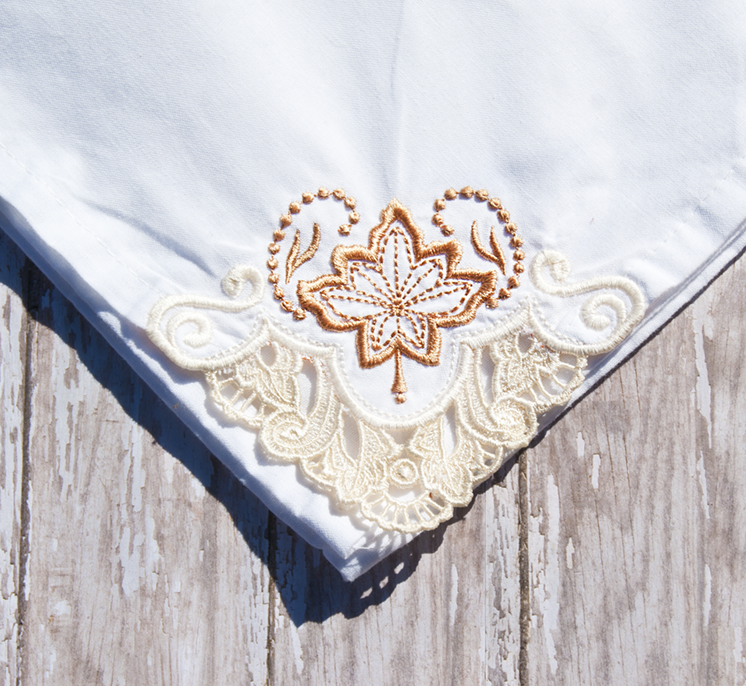 Maple Leaf Fabric Napkins