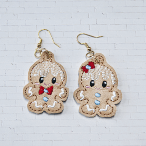 Gingerbread Baby Earrings