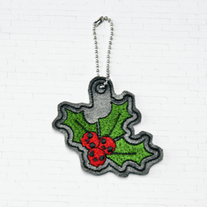 Skull Mistletoe Bag Dangle