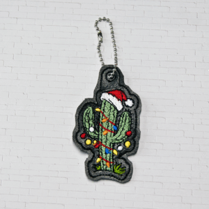 Christmas Cactus Bag Dangle