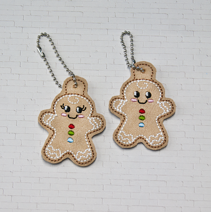 Little Gingerbread Bag Dangle