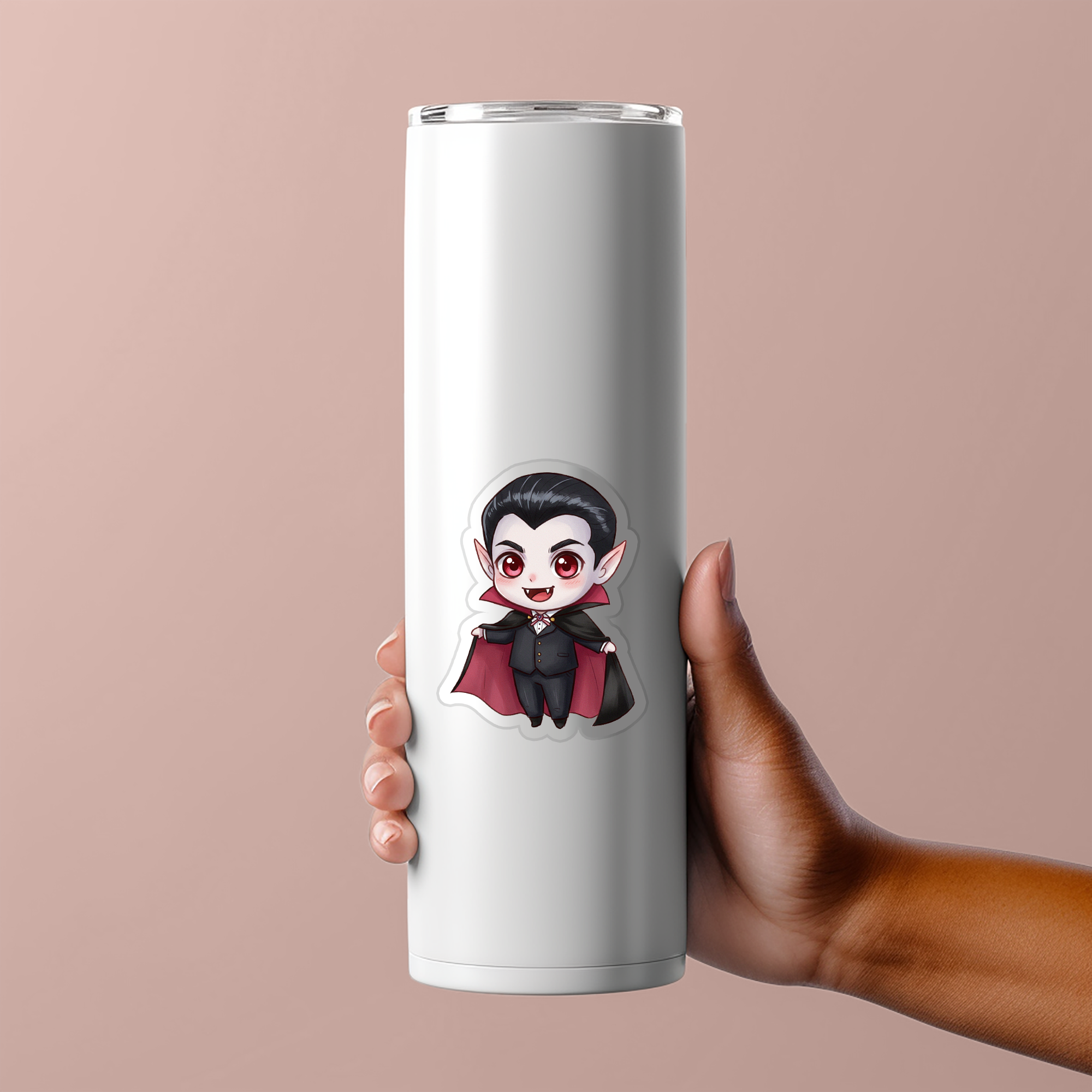 Dracula Sticker Mockup
