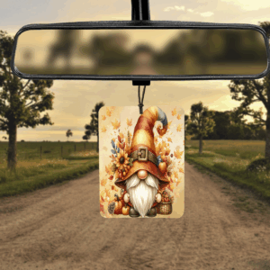 Fall Gnome Air Freshener Mockup