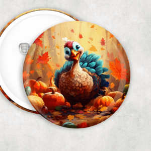 Turkey Button Mockup