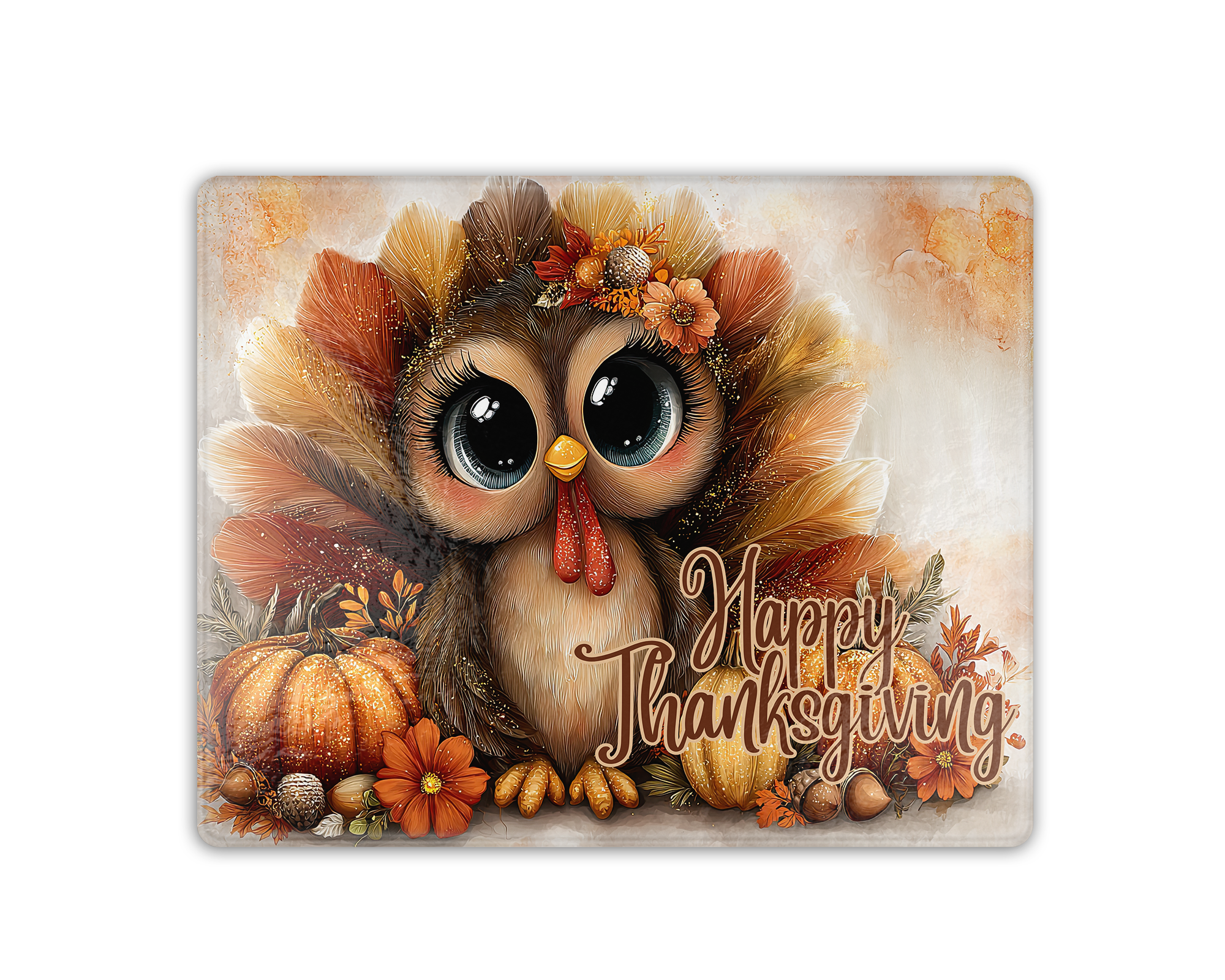 Happy Thanksgiving Cutting Board Mockup