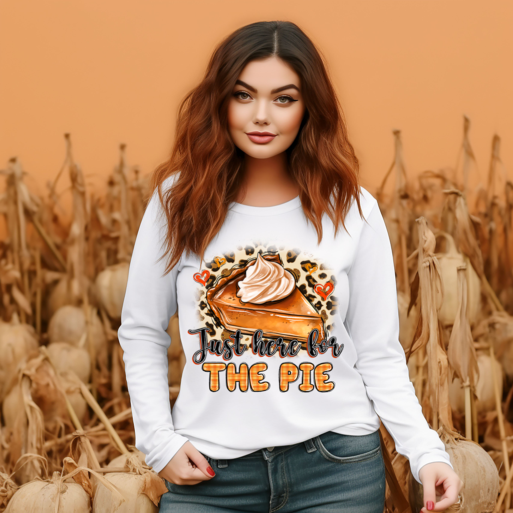 Here For The Pie Shirt Mockup