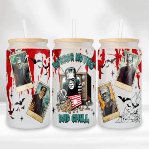 Horror Movies & Chill Libby Can Mockup