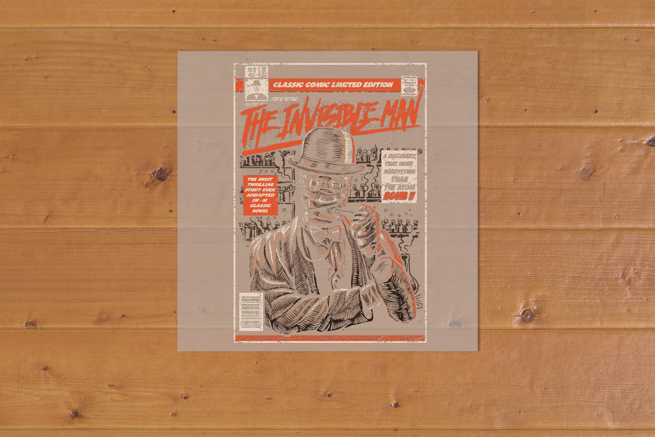 Invisible Man Comic Heat Transfer