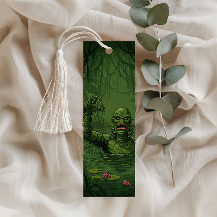 Lagoon Creature Bookmark Mockup