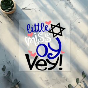 Little Miss Oy Vey Heat Transfer