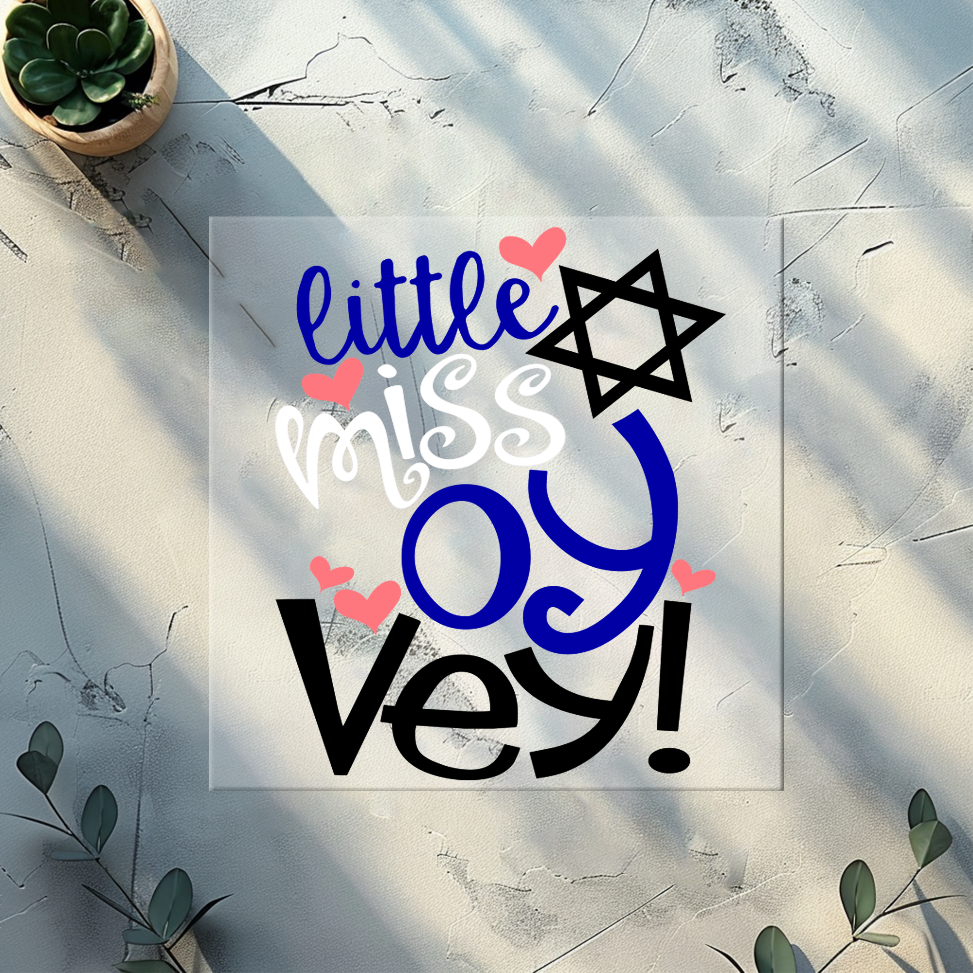 Little Miss Oy Vey Heat Transfer