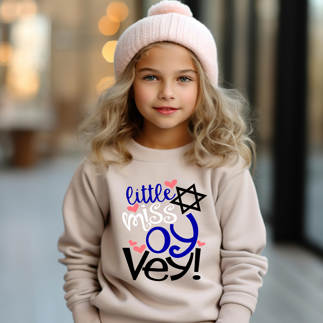 Little Miss Oy Vey Shirt Mockup